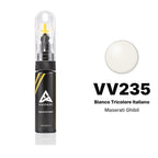 Touch-up paint for Maserati Ghibli VV235 Bianco Tricolore Italiano, Basic kit