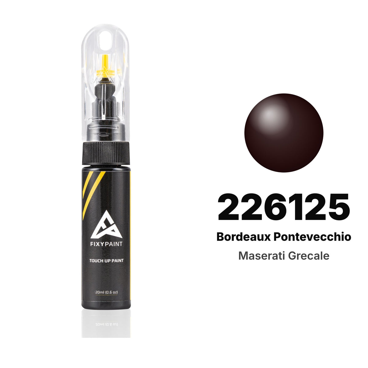 Touch-up paint for Maserati Grecale 226125 Bordeaux Pontevecchio, Basic kit