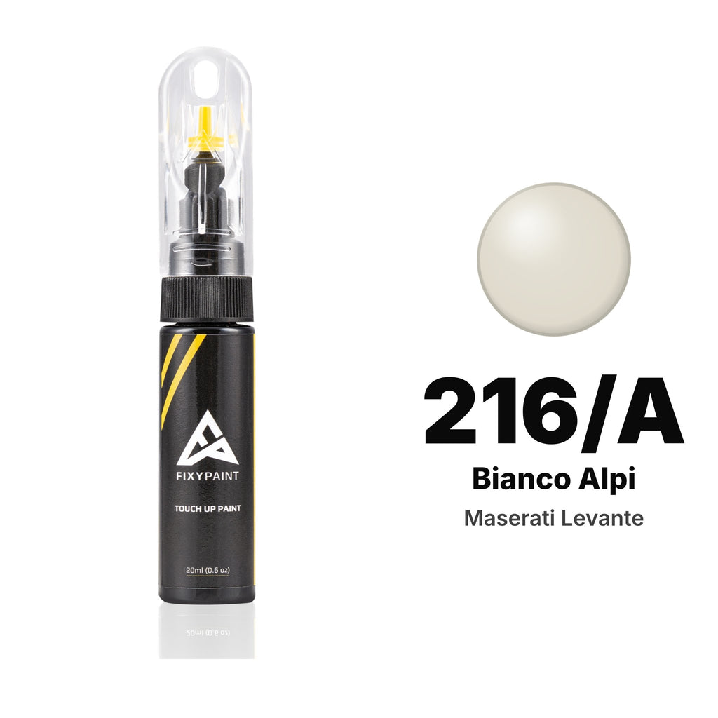 Vernice ritocco per Maserati Levante – 216/A Bianco Alpi (2015–2023), kit Base