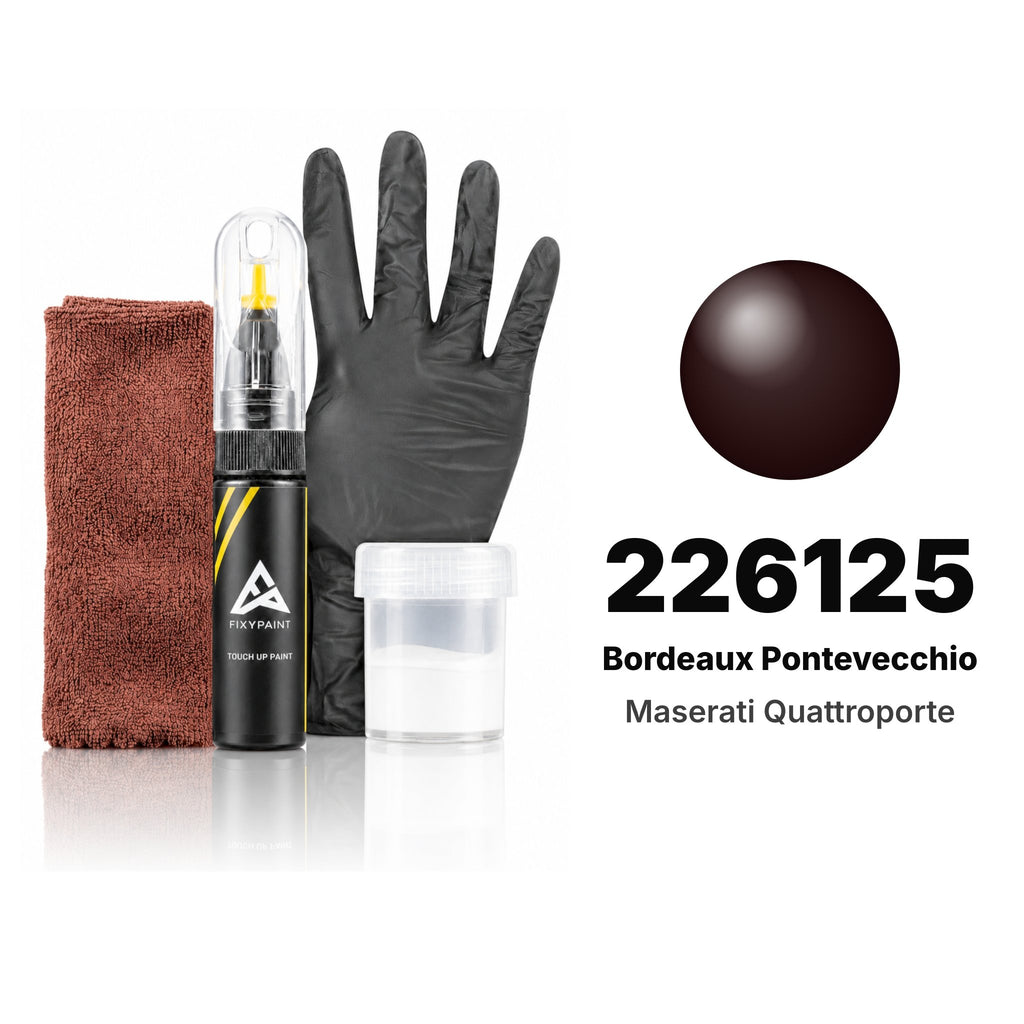 Touch-up paint for Maserati Quattroporte 226125 Bordeaux Pontevecchio, Complete kit