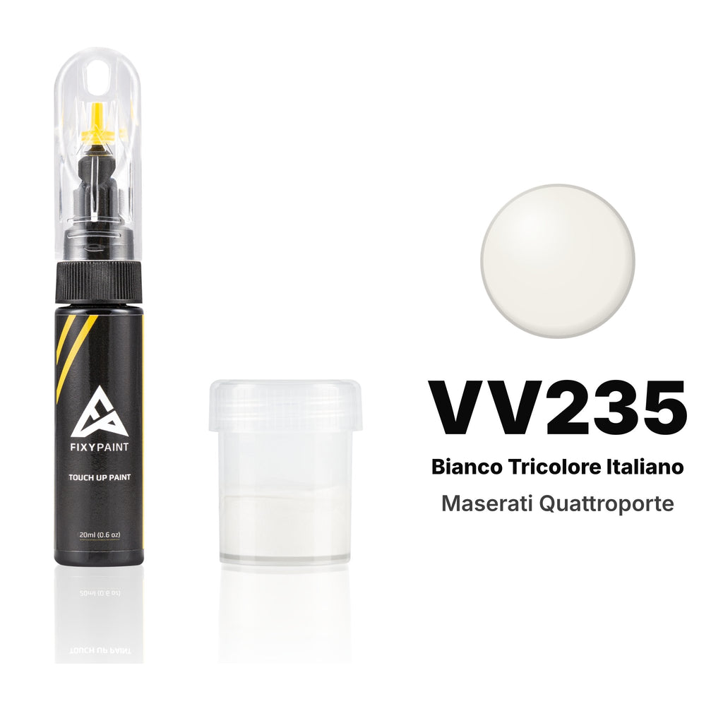 Touch-up paint for Maserati Quattroporte VV235 Bianco Tricolore Italiano, Standard kit