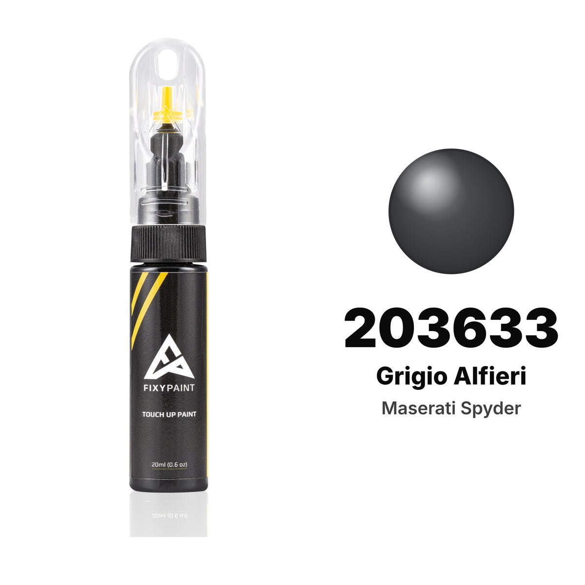 Touch-up paint for Maserati Spyder 203633 Grigio Alfieri, Basic kit