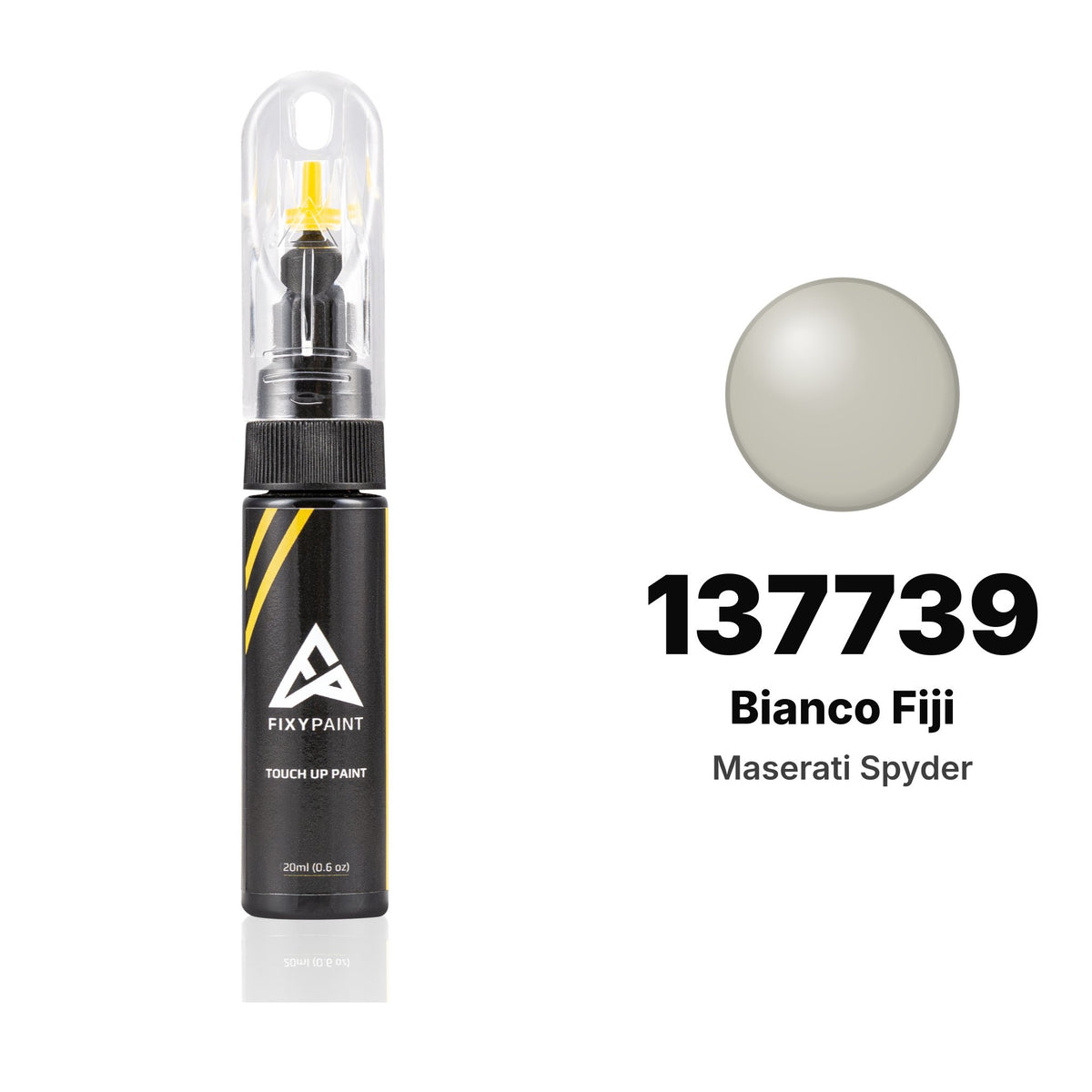 Touch-up paint for Maserati Spyder 137739 Bianco Fiji, Basic kit