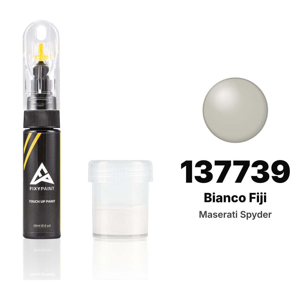 Touch-up paint for Maserati Spyder 137739 Bianco Fiji, Standard kit