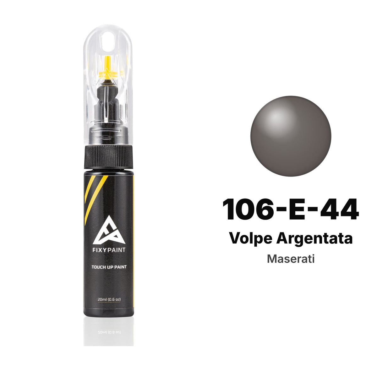 Touch-up paint for Maserati 106-E-44 Volpe Argentata, Basic kit