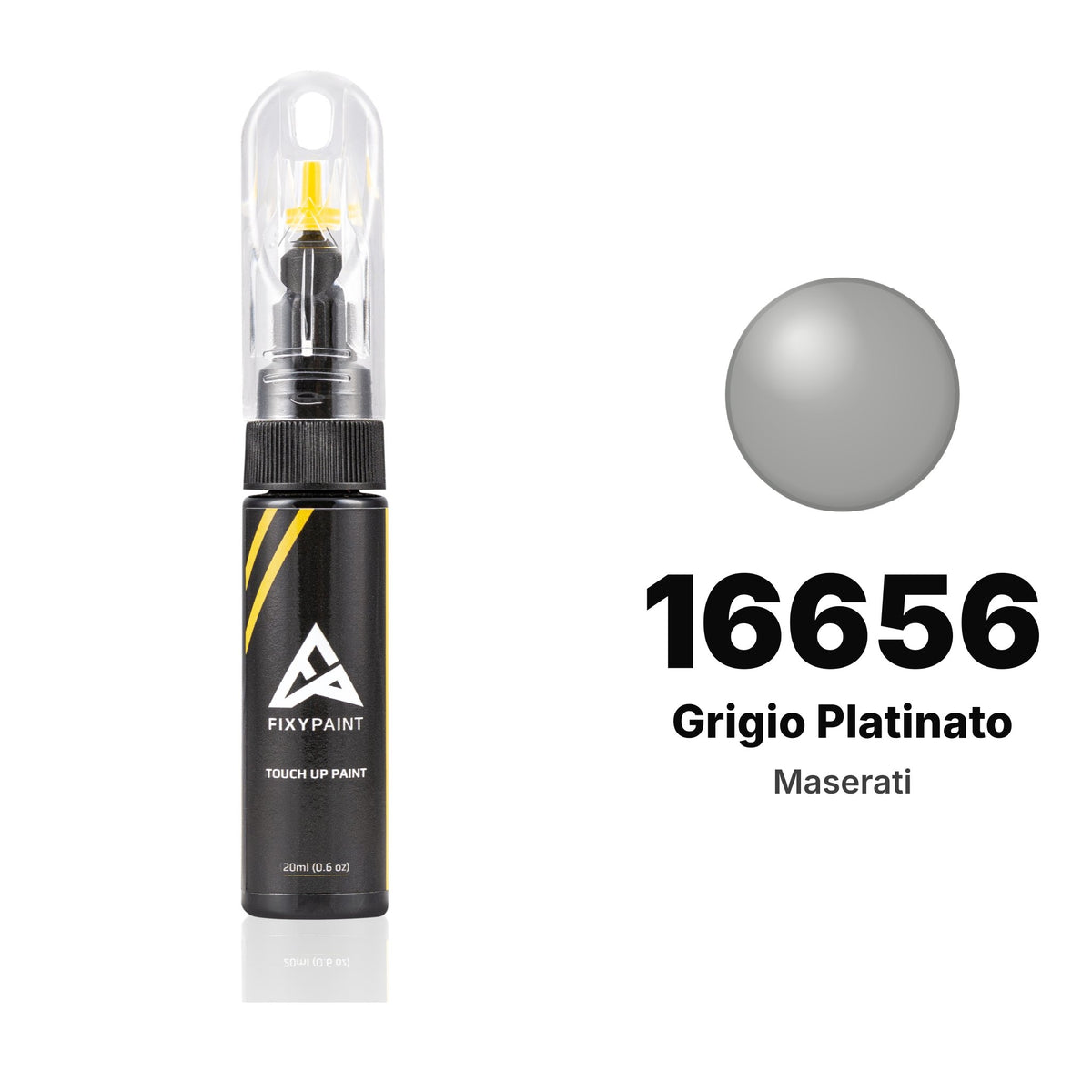 Touch-up paint for Maserati 16656 Grigio Platinato, Basic kit