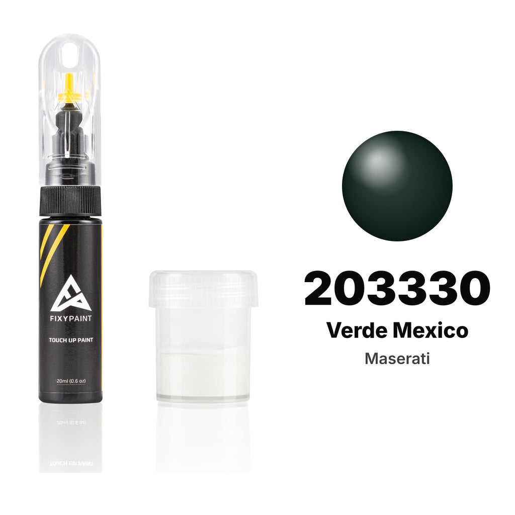 Peinture de retouche pour Maserati – 203330 Verde Mexico (tous modèles, 1998–2004), kit Standard
