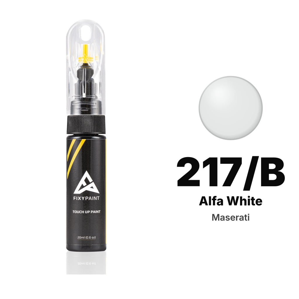 Touch-up paint for Maserati 217/B Alfa White, Basic kit
