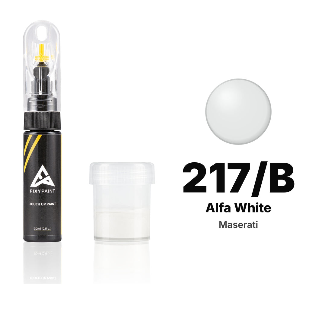 Touch-up paint for Maserati 217/B Alfa White, Standard kit