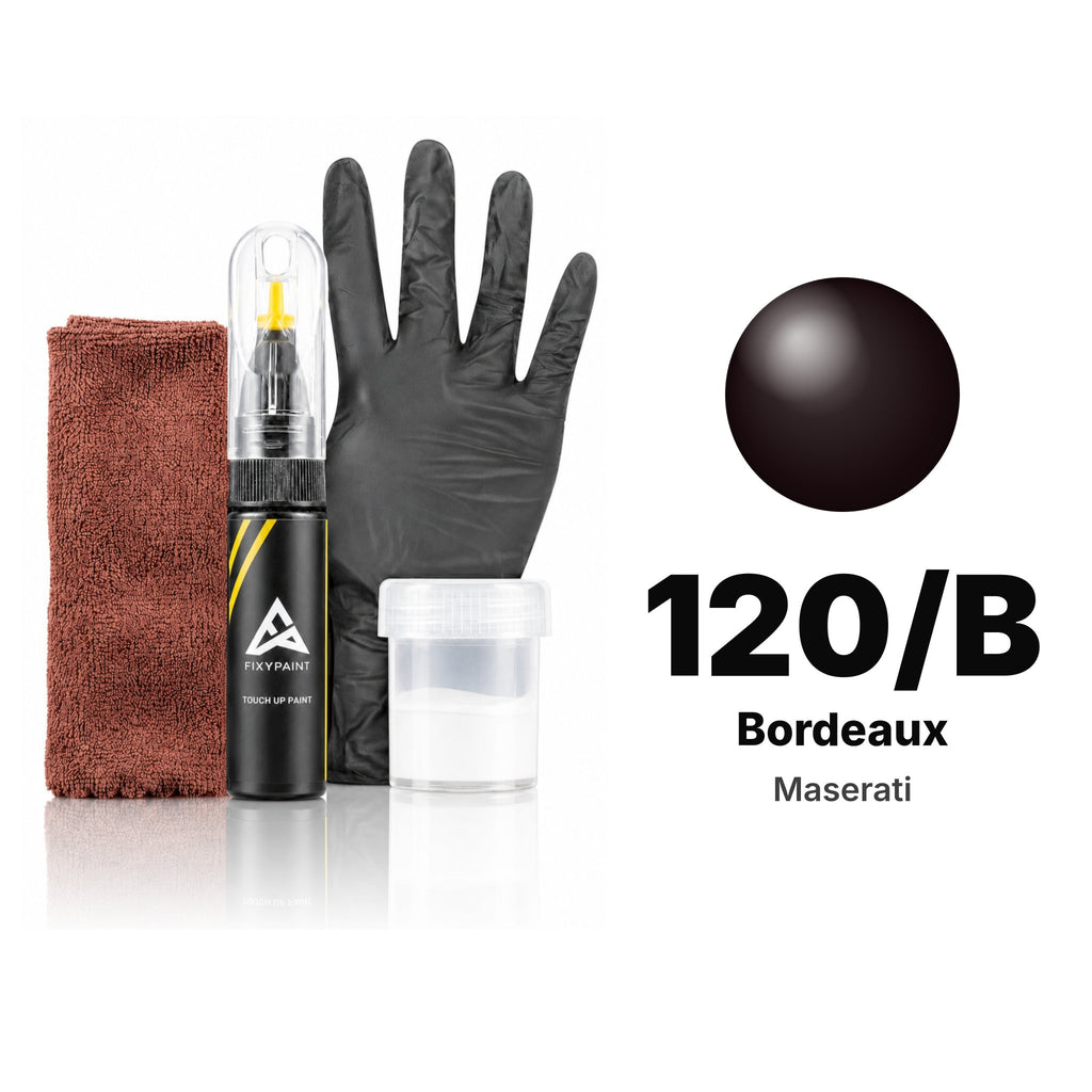 Vernice ritocco per Maserati – 120/B Bordeaux (tutti i modelli, 2014–2015, 2018–2020), kit Completo