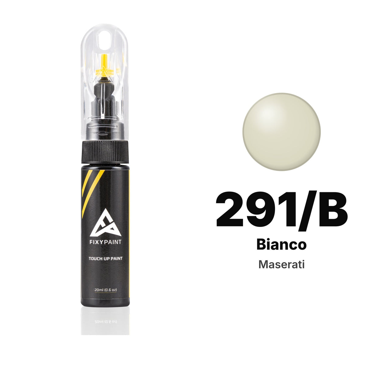 Touch-up paint for Maserati 291/B Bianco, Basic kit