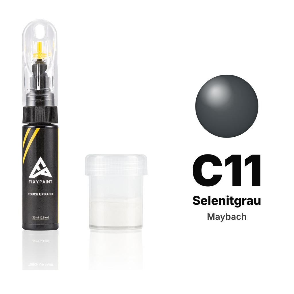 Lackstift für Maybach – C11 Selenitgrau (alle Modelle, 2018–2019), Set Standard