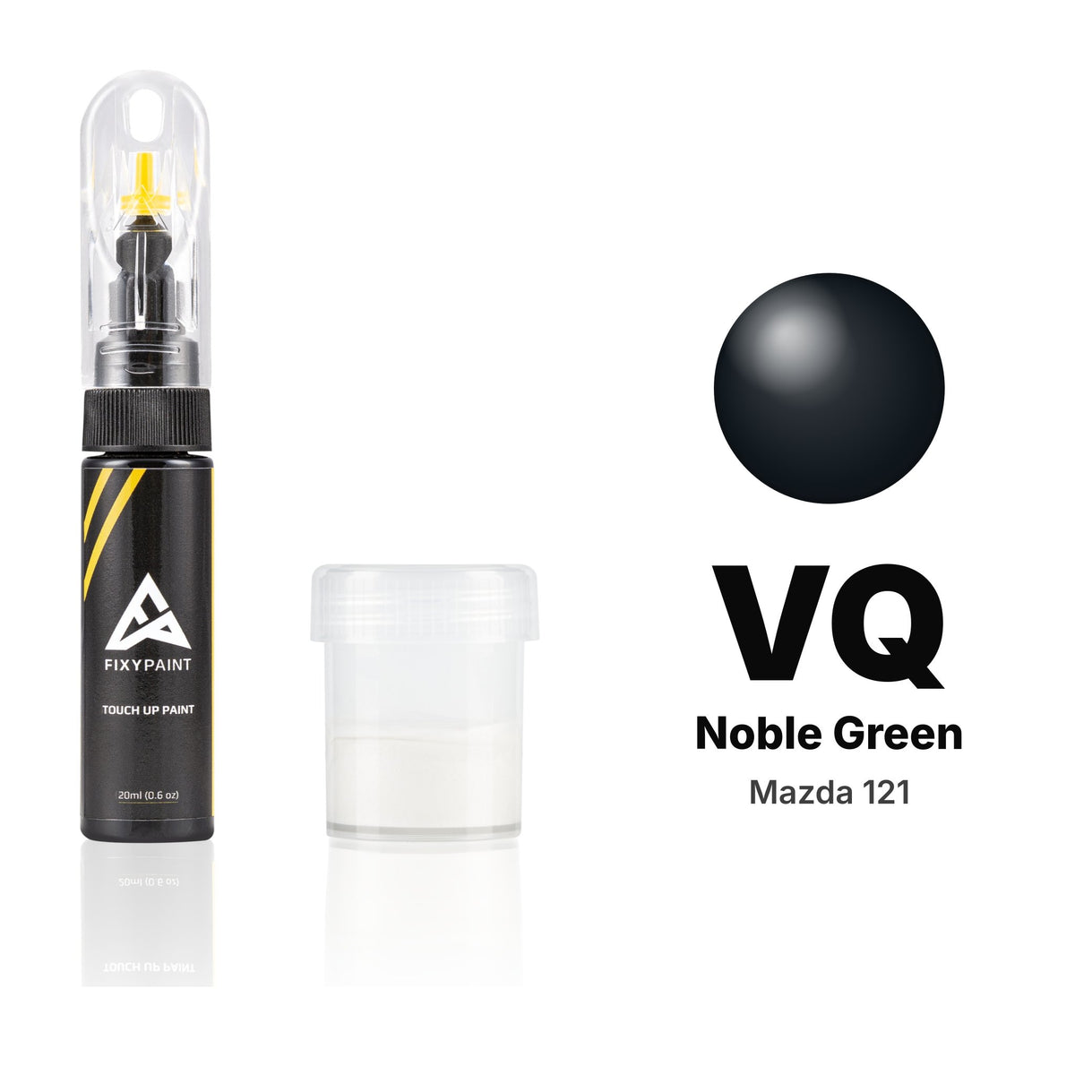 Touch-up paint for Mazda 121 VQ Noble Green, Standard kit