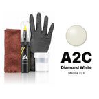 Pintura de retoque para Mazda 323 – A2C Diamond White (1998–2003), kit Completo