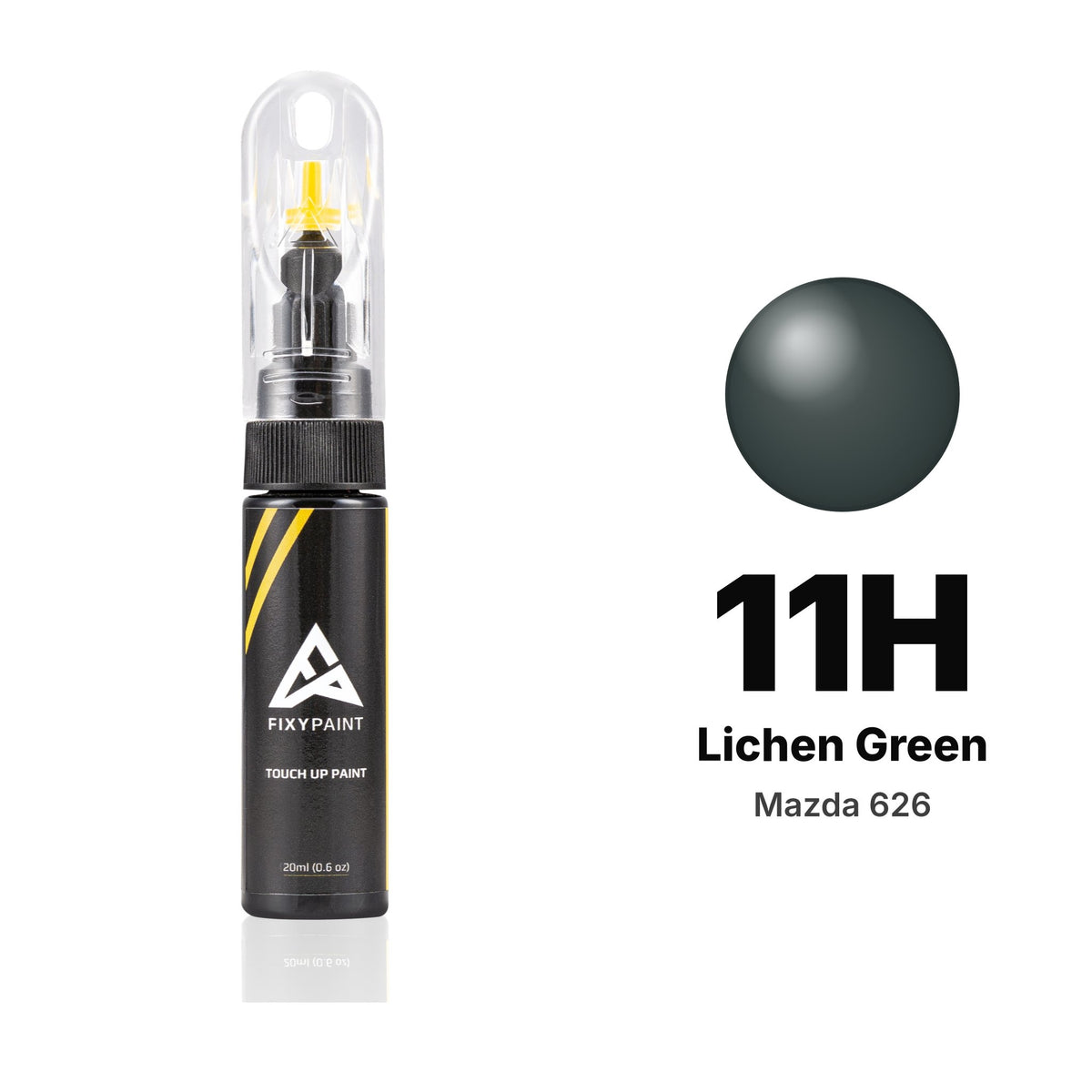 Touch-up paint for Mazda 626 11H Lichen Green, Basic kit
