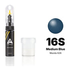 Touch-up paint for Mazda 626 16S Medium Blue, Standard kit