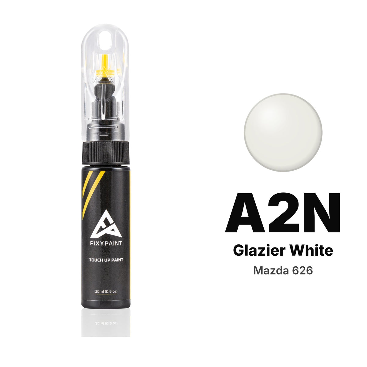 Mazda 626 A2N Glazier White touch-up paint, Basic kit