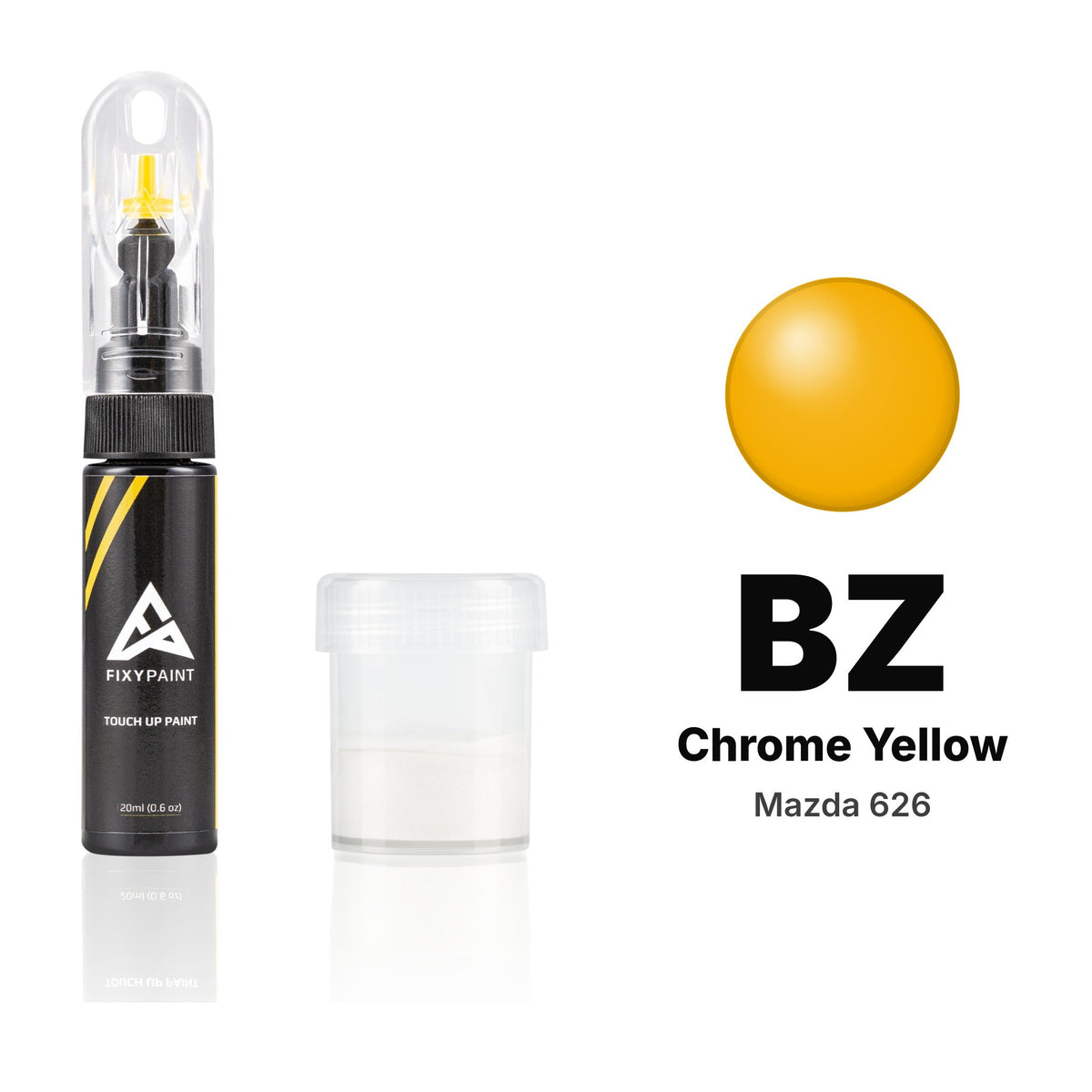 Touch-up paint for Mazda 626 BZ Chrome Yellow, Standard kit