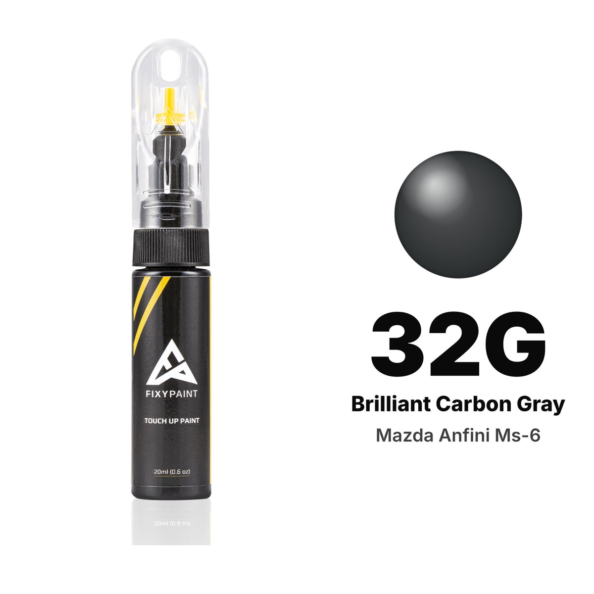 Touch-up paint for Mazda Anfini MS-6 32G Brilliant Carbon Gray, Basic kit