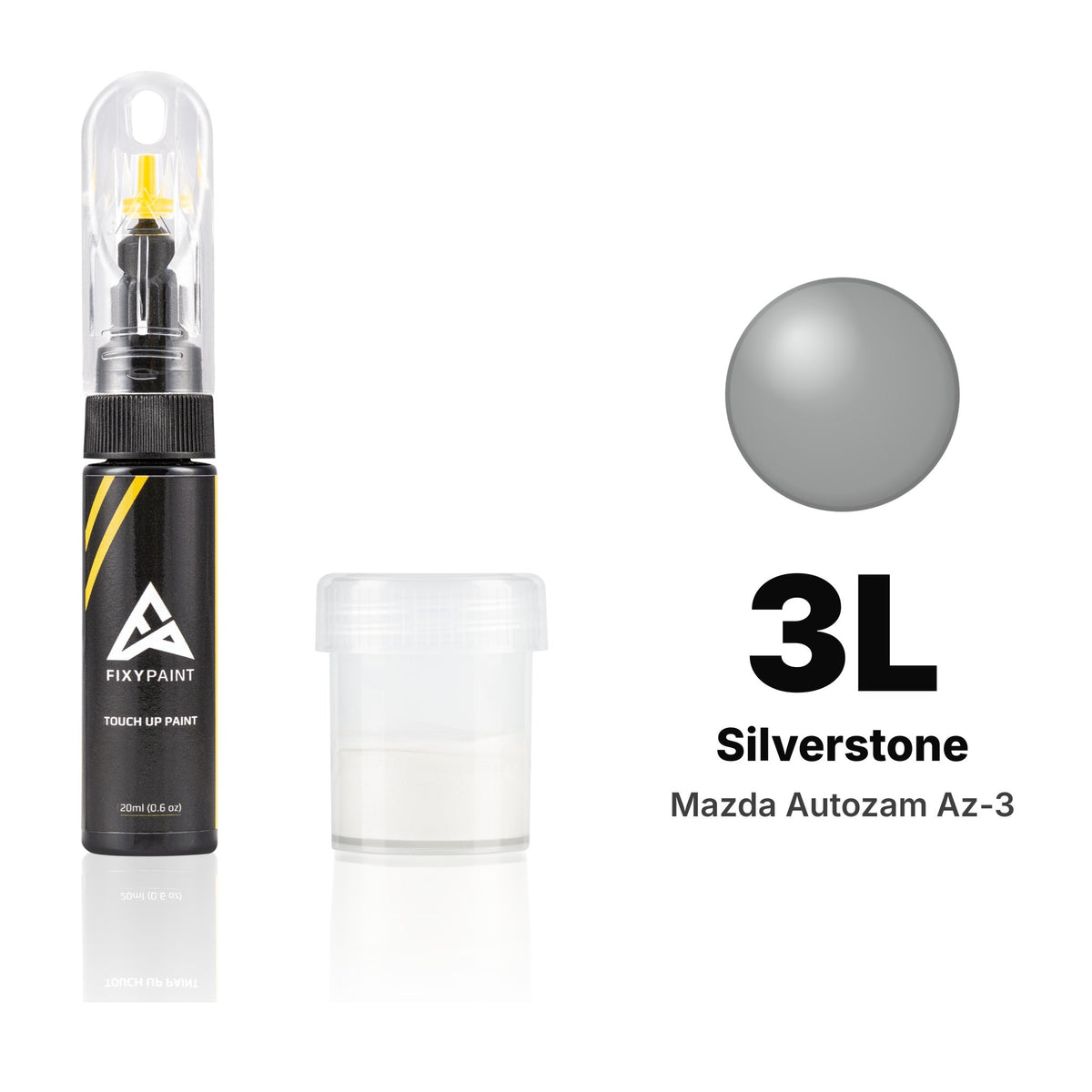 Touch-up paint for Mazda Autozam AZ-3 3L Silverstone, Standard kit