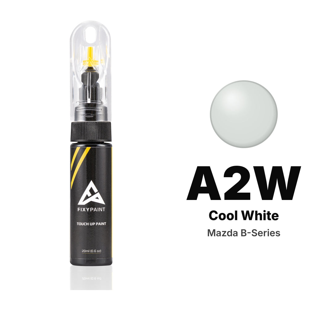 Touch-up paint for Mazda B-Series A2W Cool White, Basic kit