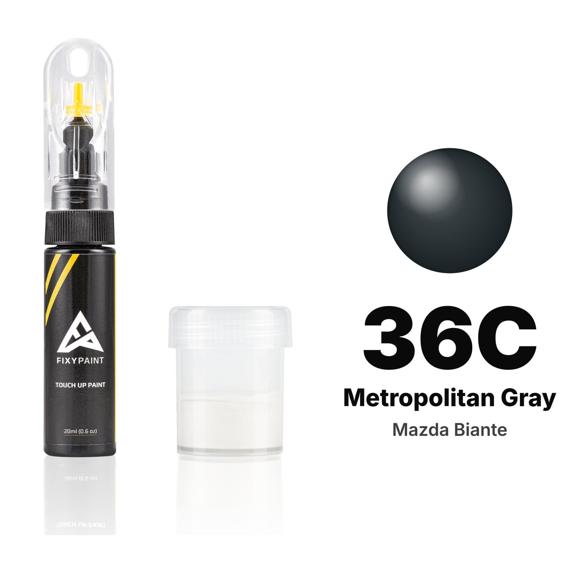 Touch-up paint for Mazda Biante 36C Metropolitan Gray, Standard kit