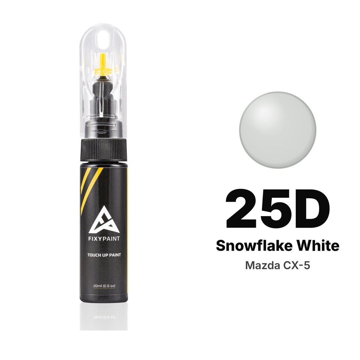 Mazda CX-5 25D Snowflake White touch-up paint, Basic kit