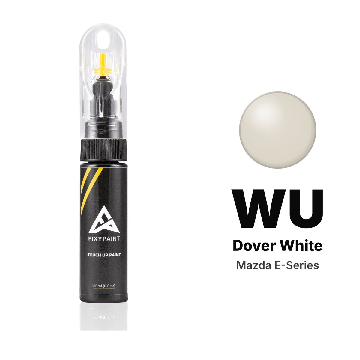 Mazda E-Series WU Dover White touch-up paint, Basic kit