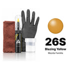 Touch-up paint for Mazda Familia 26S Blazing Yellow, Complete kit