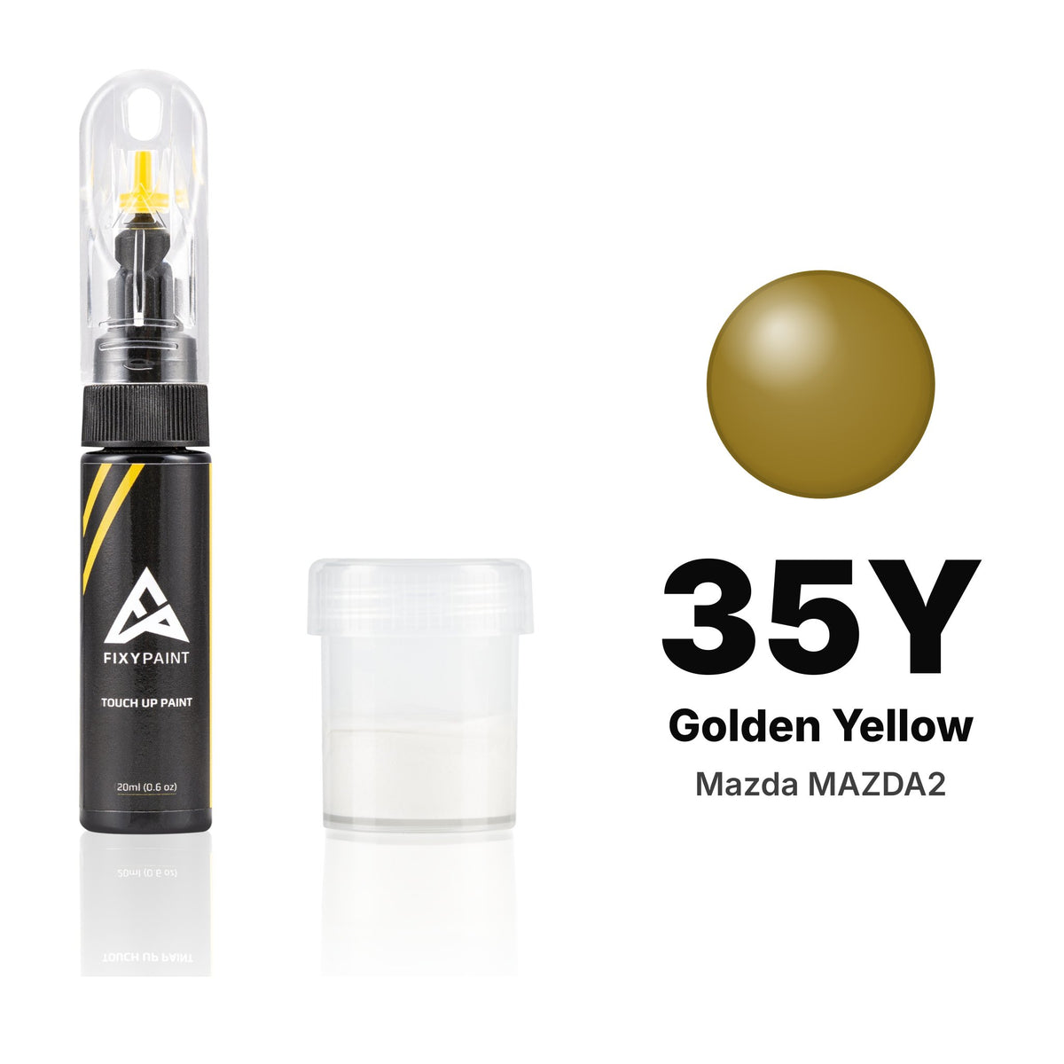 Touch-up paint for Mazda MAZDA2 35Y Golden Yellow, Standard kit