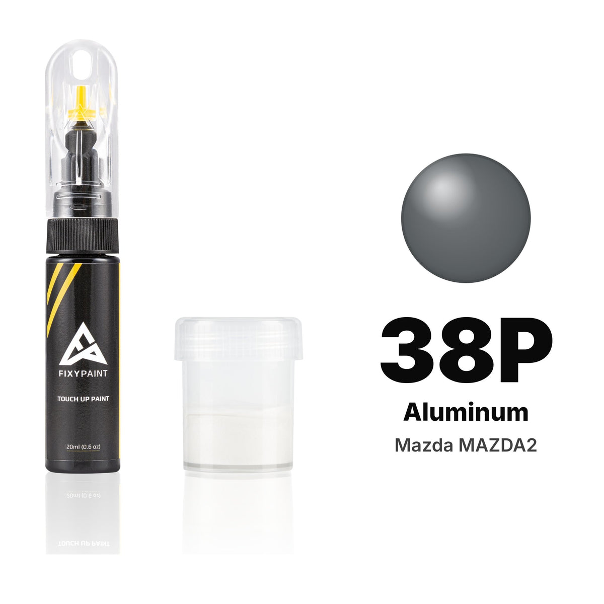 Touch-up paint for Mazda MAZDA2 38P Aluminum, Standard kit