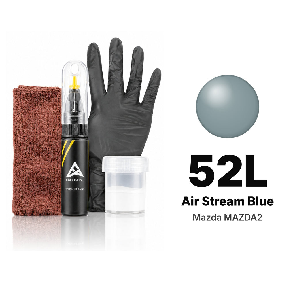 Touch-up paint for Mazda MAZDA2 52L Air Stream Blue, Complete kit