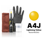 Touch-up paint for Mazda MAZDA3 A4J Lightning Yellow, Complete kit