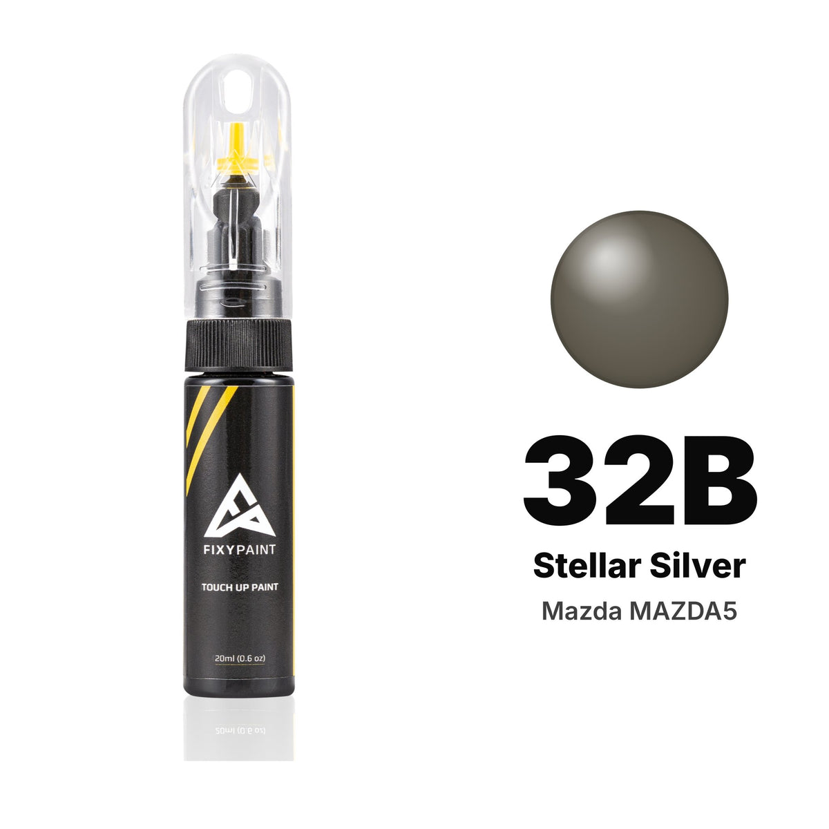 Mazda MAZDA5 32B Stellar Silver touch-up paint, Basic kit