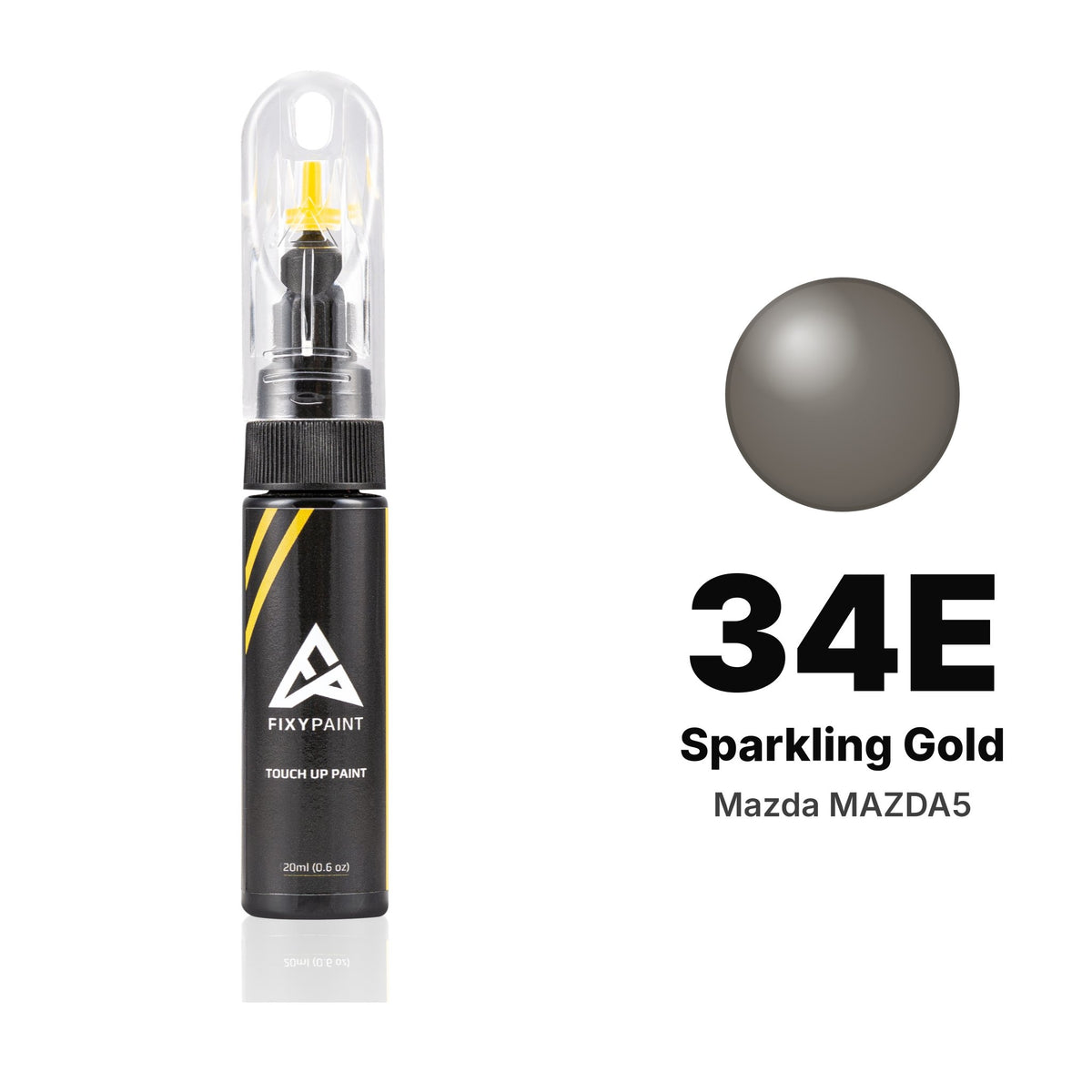 Touch-up paint for Mazda MAZDA5 34E Sparkling Gold, Basic kit
