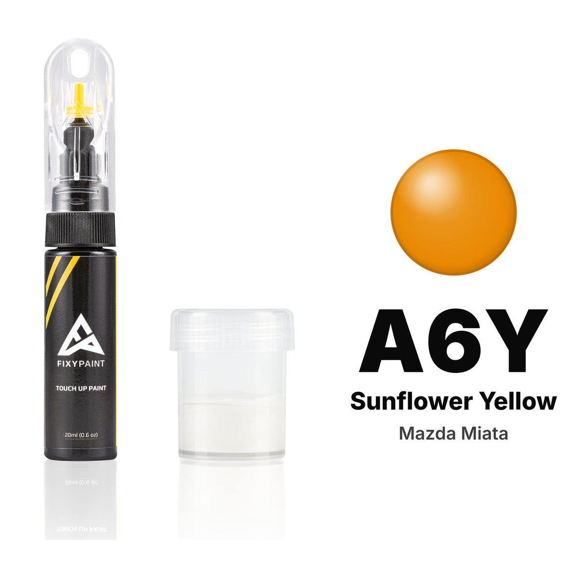 Touch-up paint for Mazda Miata A6Y Sunflower Yellow, Standard kit