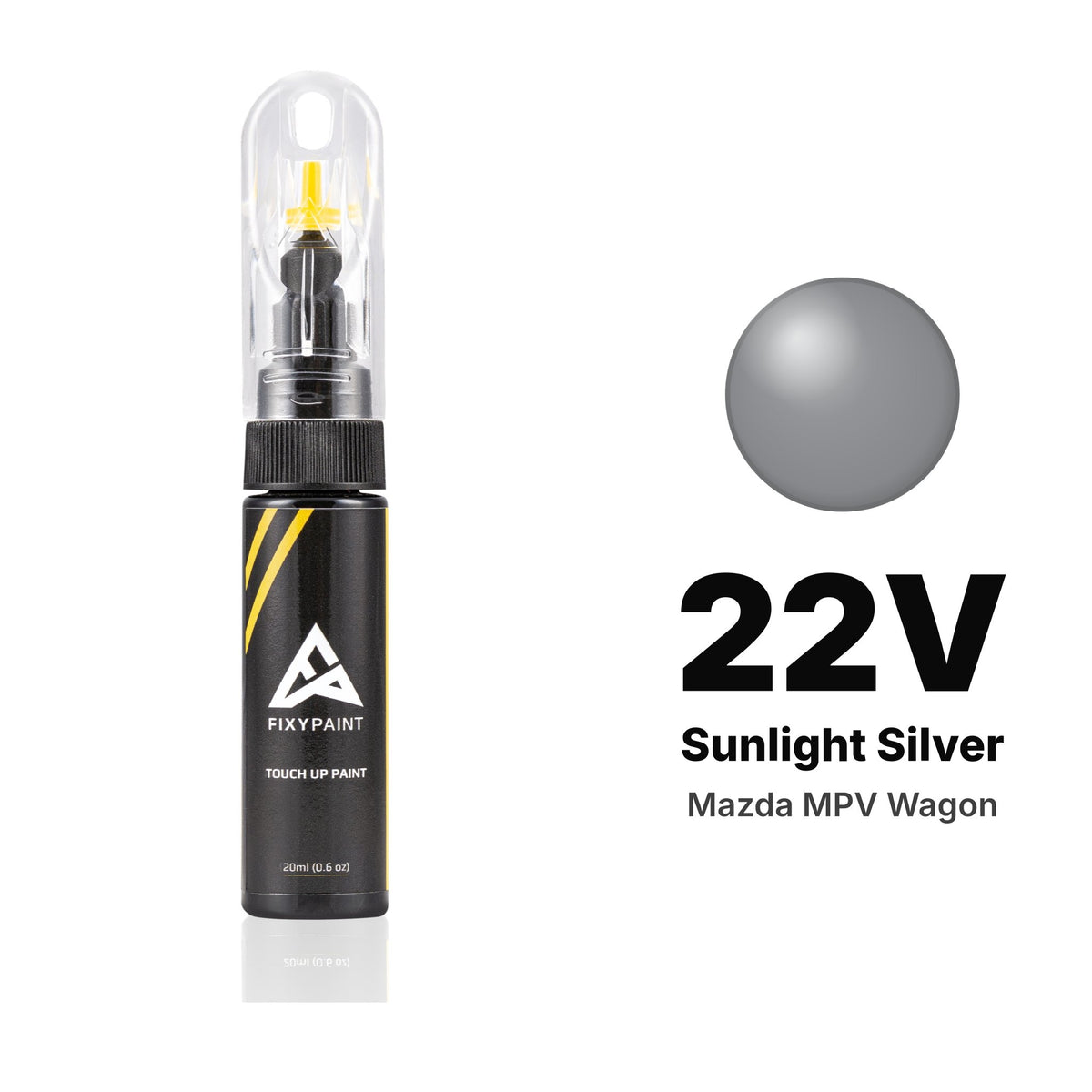 Mazda MPV Wagon 22V Sunlight Silver touch-up paint, Basic kit
