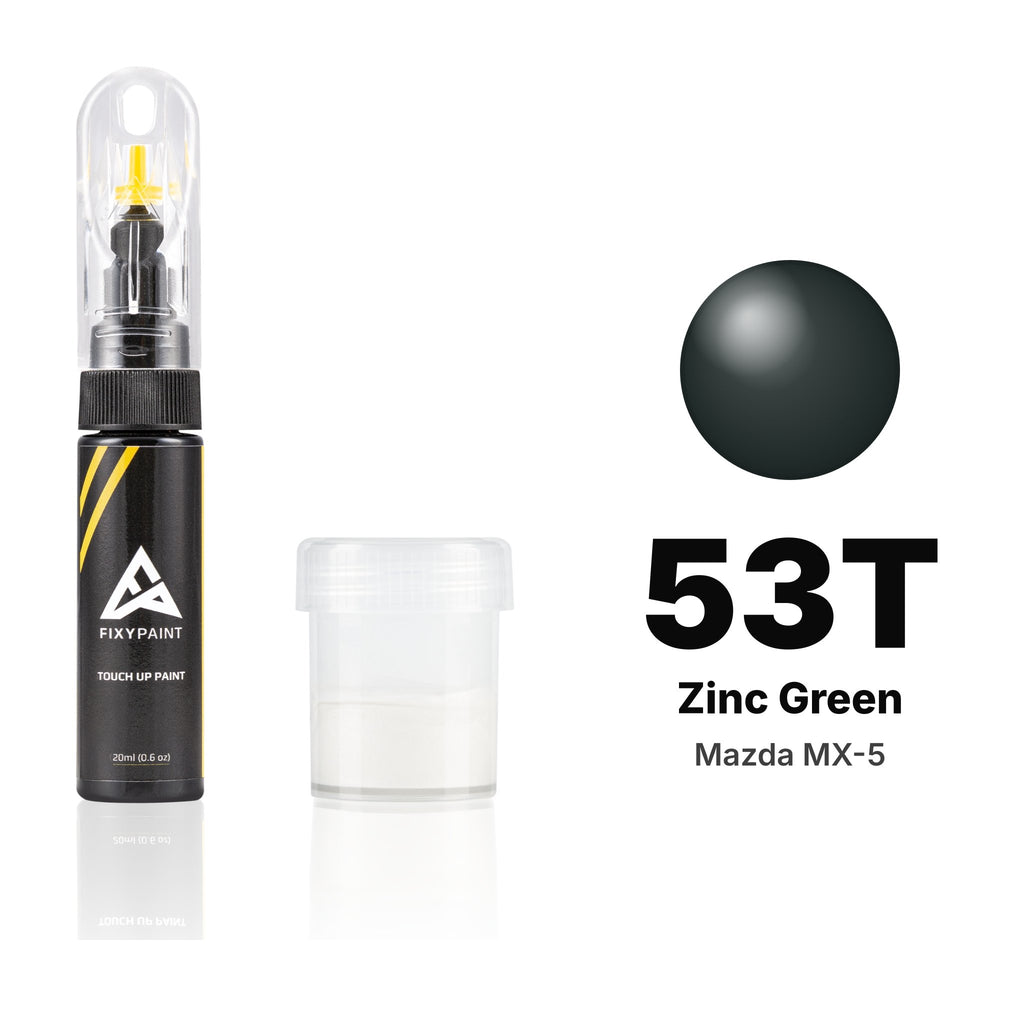 Peinture de retouche pour Mazda MX-5 – 53T Zinc Green (depuis 2026), kit Standard