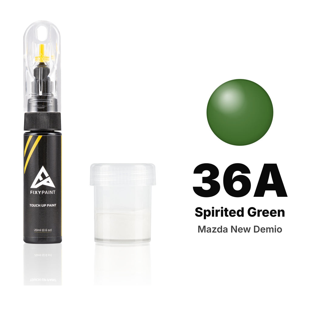 Touch-up paint for Mazda New Demio 36A Spirited Green, Standard kit
