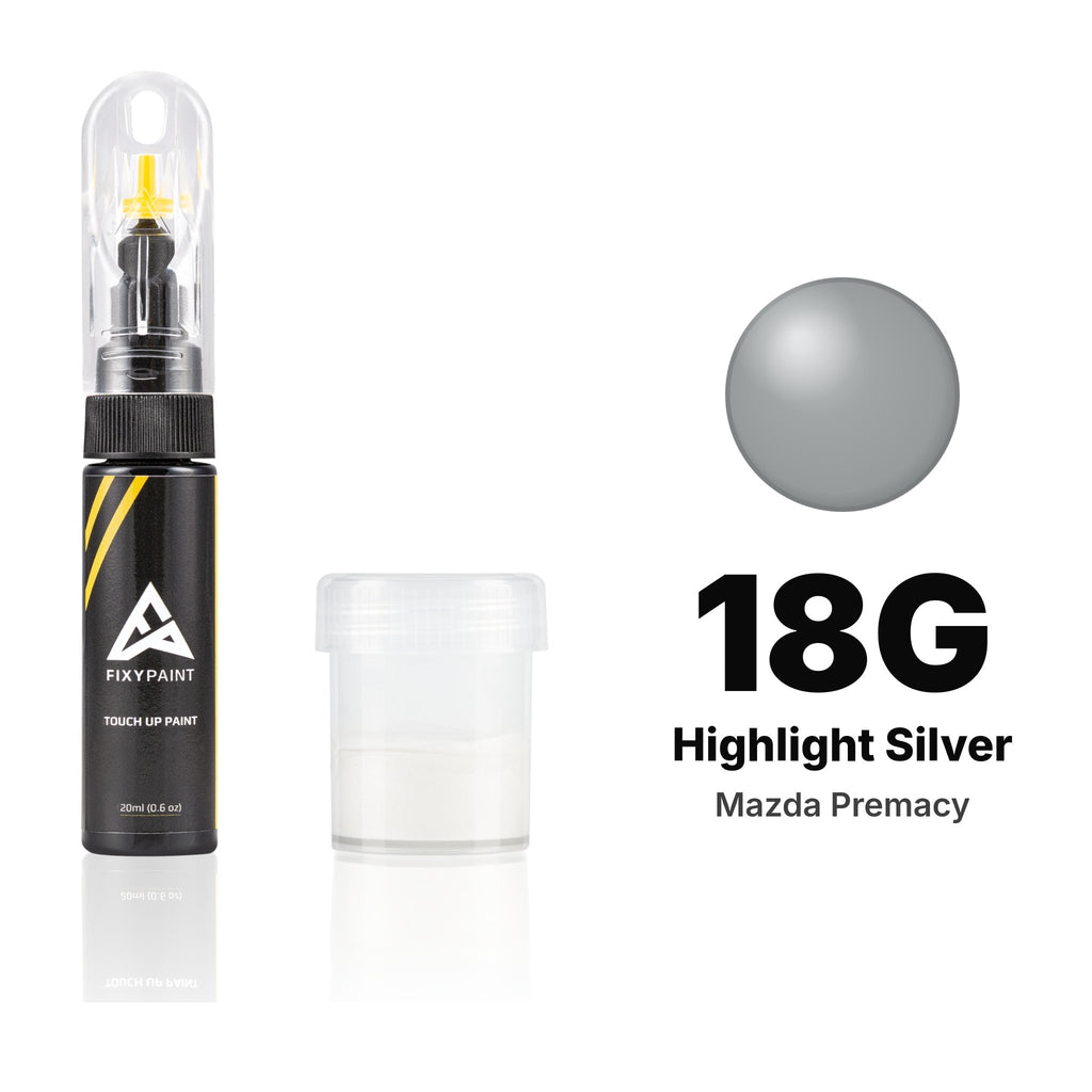 Touch-up paint for Mazda Premacy 18G Highlight Silver, Standard kit