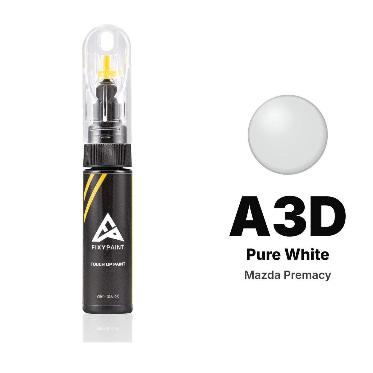 Mazda Premacy A3D Pure White touch-up paint, Basic kit