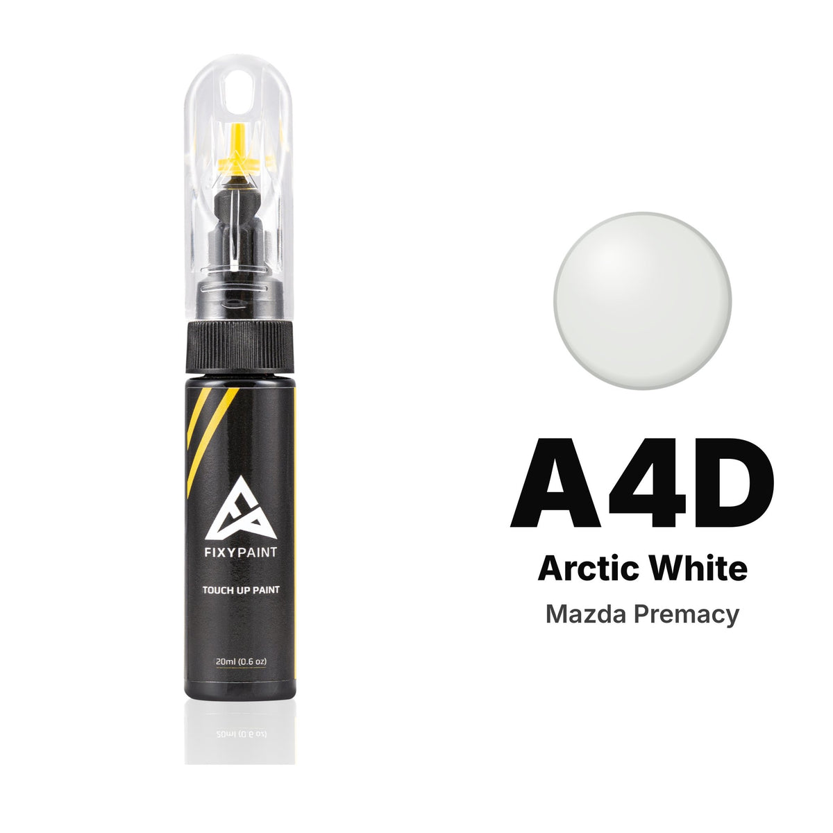 Mazda Premacy A4D Arctic White touch-up paint, Basic kit