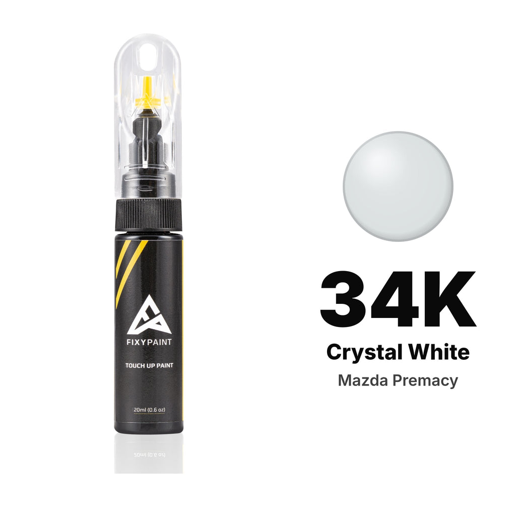 Touch-up paint for Mazda Premacy 34K Crystal White, Basic kit