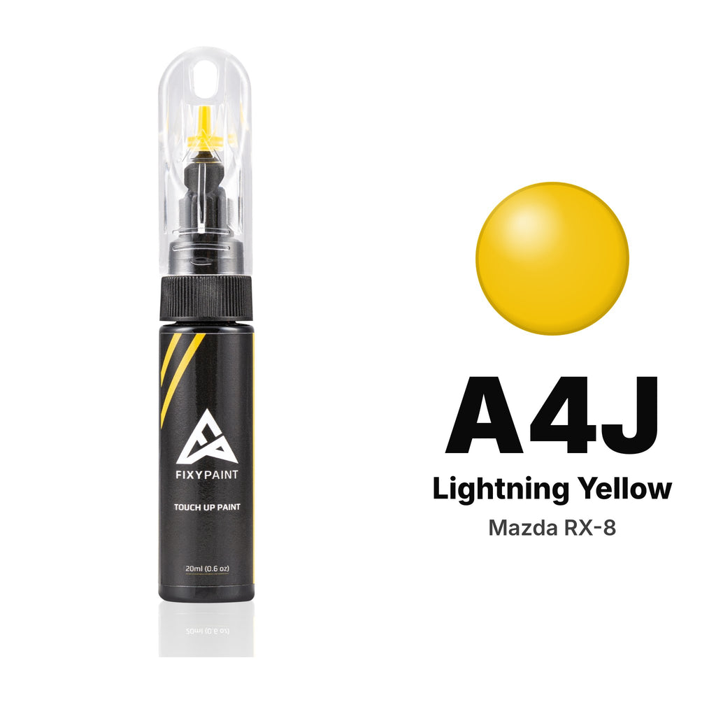 Touch-up paint for Mazda RX-8 A4J Lightning Yellow, Basic kit