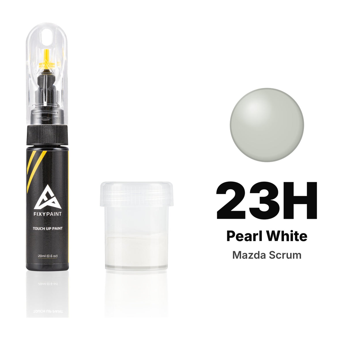Touch-up paint for Mazda Scrum 23H Pearl White, Standard kit