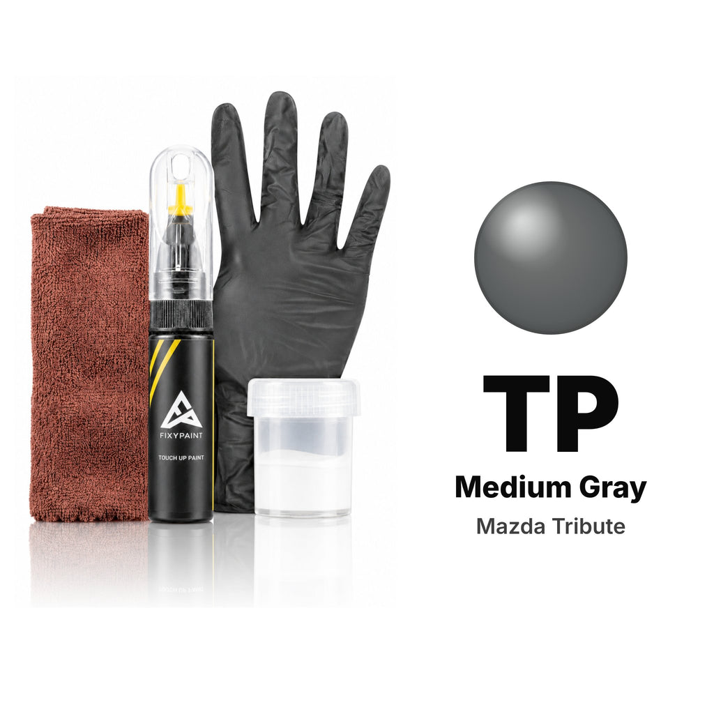 Touch-up paint for Mazda Tribute TP Medium Gray, Complete kit