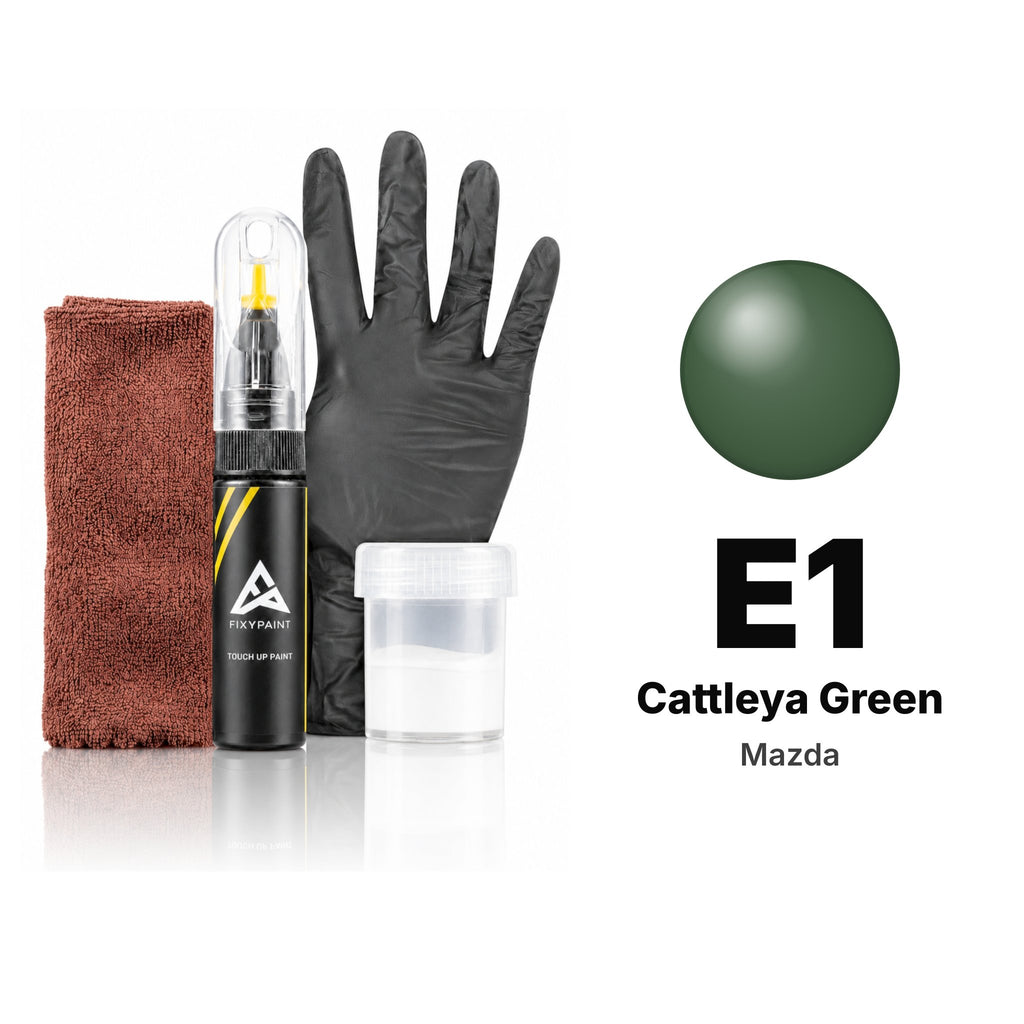 Touch-up paint for Mazda E1 Cattleya Green, Complete kit