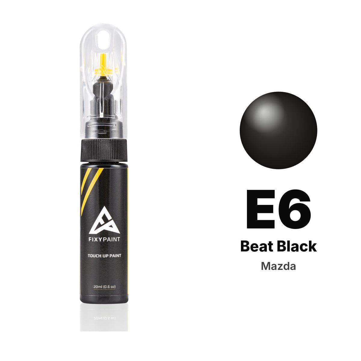 Mazda E6 Beat Black touch-up paint, Basic kit