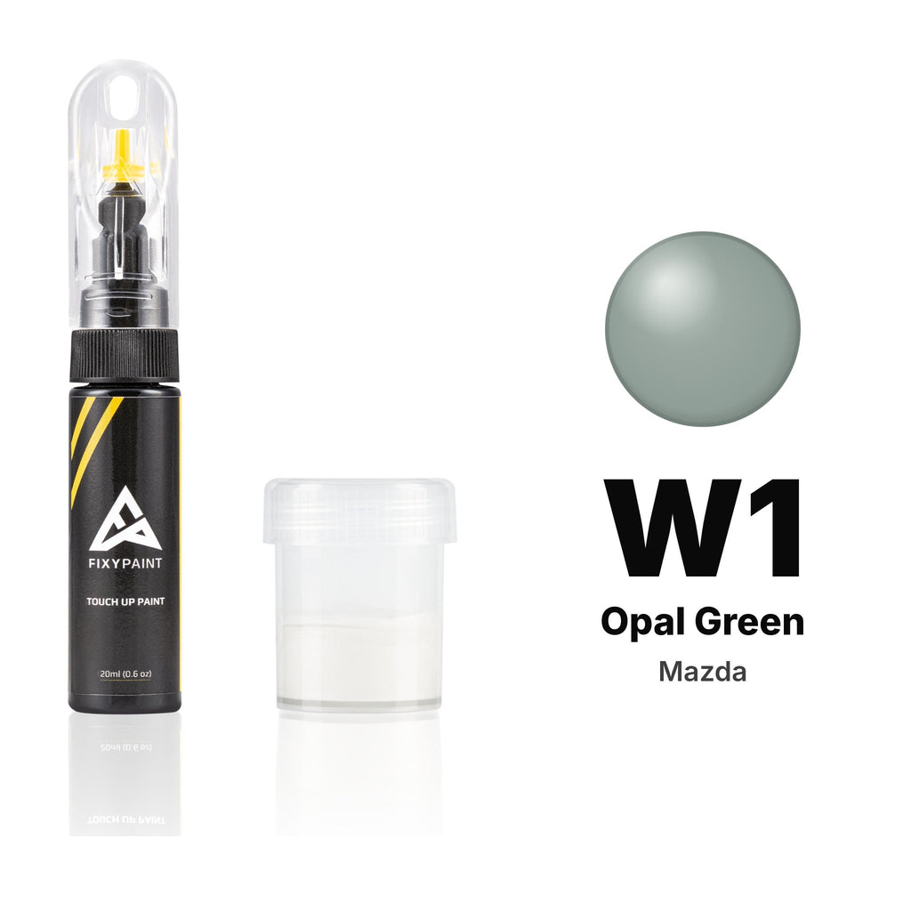 Touch-up paint for Mazda W1 Opal Green, Standard kit