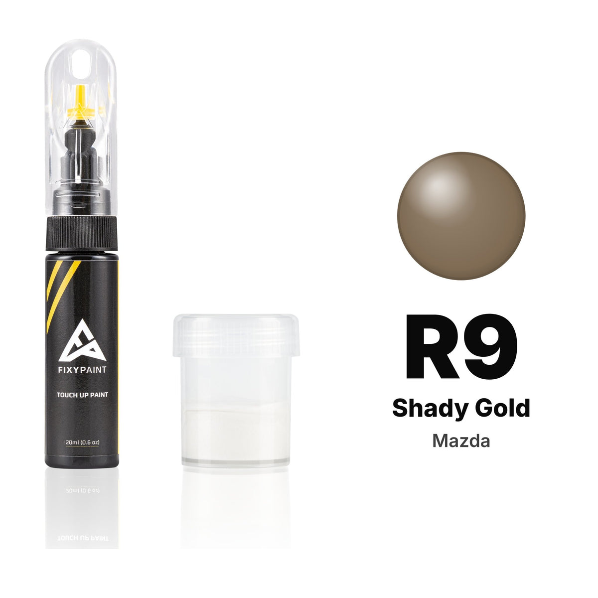 Touch-up paint for Mazda R9 Shady Gold, Standard kit